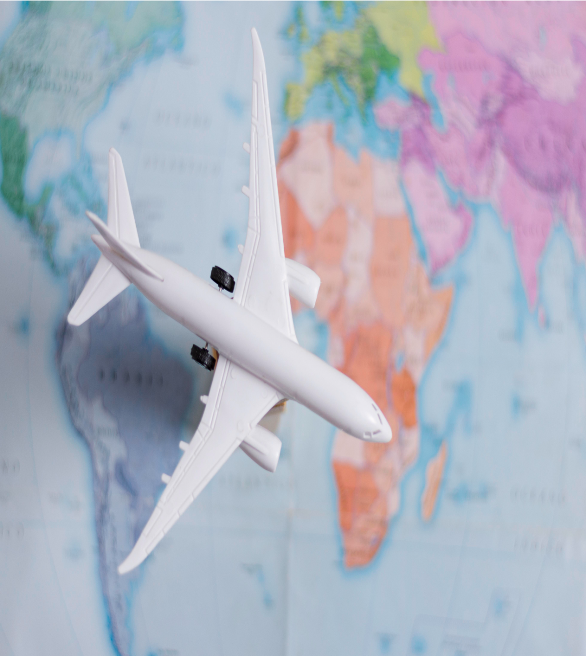 Plane over Map